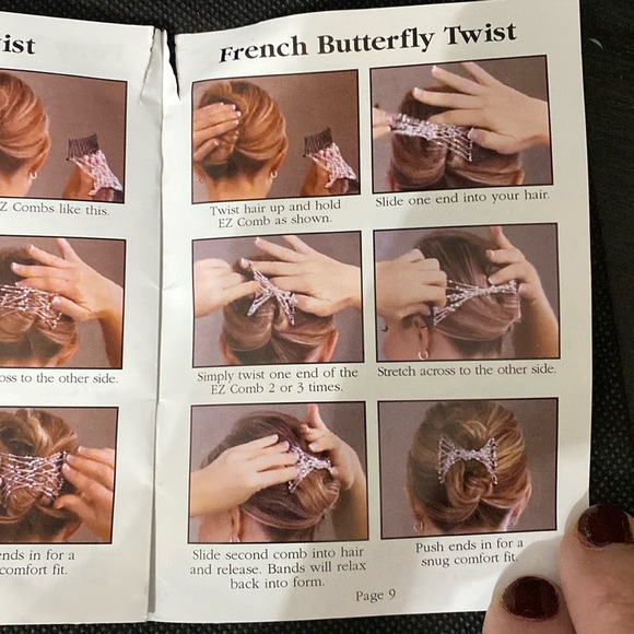 EZ Combs set of 2 Beaded Combs - Picture 6 of 9